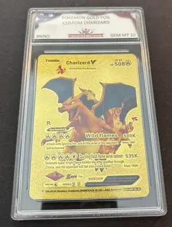 Charizard V SMP26-43 Gold Foil Pokemon Card PGC Gem Mint 10 - Image 1