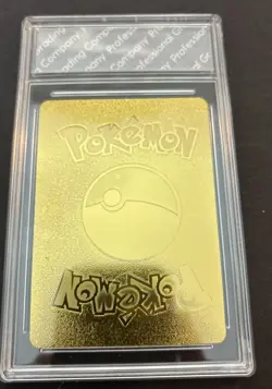 Mega M Charizard EX Gold Foil Gem Mint 10 Fan Art Pokemon Card 108/106 230HP - Image 2