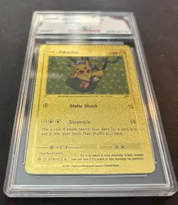 Pikachu Custom Gold Foil Card Hp 80 PGC 074/073 Gem Mint 10 - Image 4