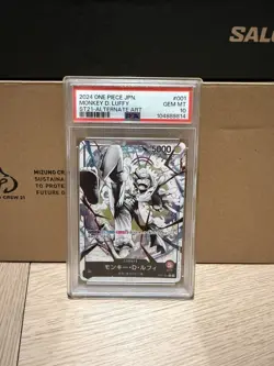 Monkey D. Luffy ST21-Alternate Art PSA 10 Graded Card One Piece 2024 - Image 1