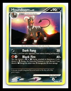 💥 Houndoom 2008 Great Encounters 18/106 Non Holo Pokemon Card - Image 1