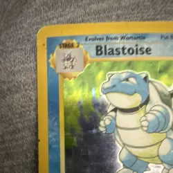 Pokemon Blastoise 2/102 Base Set Rare Holo Wizards 1999 Card - Image 2