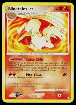 Pokemon Card - Ninetales Mysterious Treasures 32/123 Rare - Image 1