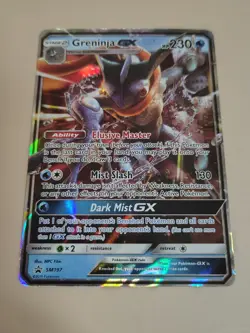 Pokemon Card TCG GRENINJA GX SM197 Holo Black Star Promo Sun and Moon 2019 - Image 2