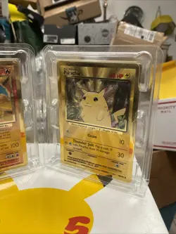 Pokemon Celebrations Gold Metal Charizard & Pikachu Cards 25th Anniversary Lot - Image 4