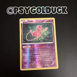 Mew (29/124) - Fates Collide Reverse Holo, Holo Rare - Pokemon Card A35 - Image 1