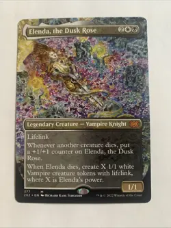 Elenda, the Dusk Rose (Borderless) M Double Masters 2022 377 Normal NM - Image 1