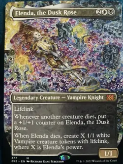 Elenda, the Dusk Rose (Borderless) M Double Masters 2022 377 Normal NM - Image 3