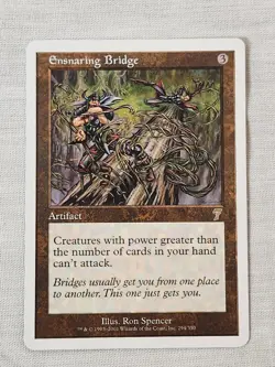 NM Ensnaring Bridge 7th Edition Mtg Magic the Gathering - Image 1