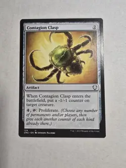 Contagion Clasp Commander: Phyrexia: All Will Be One Regular - Image 1
