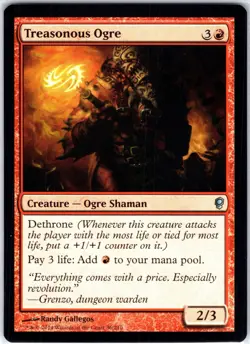 Treasonous Ogre 36 U Conspiracy Magic the Gathering MTG LP - Image 1