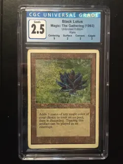 MTG Black Lotus Unlimited CGC Graded - Image 1