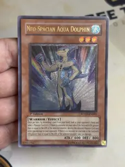 Neo-Spacian Aqua Dolphin POTD-EN003 Ultimate Rare 1st Edition YuGiOh! NM - Image 2
