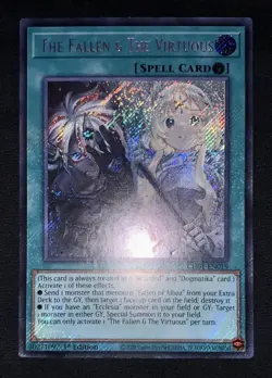 Yugioh The Fallen & The Virtuous CH01-EN019 Secret Rare 1st Ed LP/MP w/Tracking - Image 4