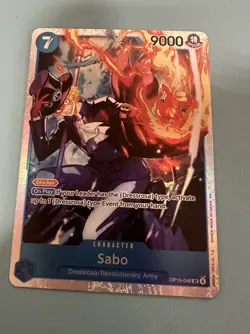 Sabo SR OP15-046 ENGLISH ONE PIECE Card Adventure on KAMI’s Island - OP15 - Image 1