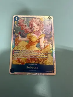 Rebecca OP15-053 SR Adventure on KAMI’s Island ENGLISH ONE PIECE Card NM - Image 1