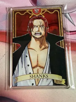 Shanks Japanese One Piece Status Acrylic Collection Card - Image 1