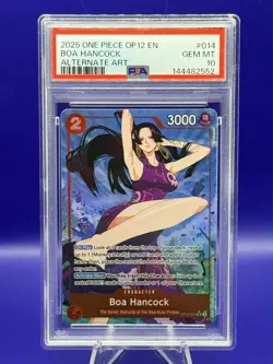 One Piece op12-014 boa hancock alt art Sr psa 10 Legacy Of The Master - Image 1