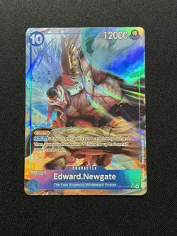 One Piece Carrying On His Will Edward Newgate OP13-042 Alternate Art NM - Image 1