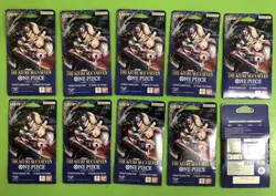One Piece TCG The Azure Sea’s Seven OP-14 Sleeved Booster Pack Lot Of 10 Sealed - Image 1