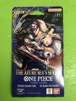 One Piece TCG The Azure Sea’s Seven OP-14 Sleeved Booster Pack Lot Of 10 Sealed - Image 2