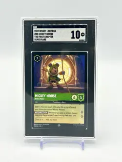 2023 Disney Lorcana The First Chapter Mickey Mouse #88 SR SGC Gem Mint 10 EN1 - Image 1