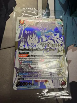 Union Arena Evangelion Rare Battle WINNER UAPR/EVA-1-070 English Promo Sealed - Image 1