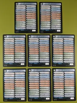 8 Double Faced Checklist Card Token Shadows over Innistrad CH1 MTG 8 - Image 1