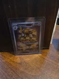 Pokemon Alakazam TCG Black Star Promo Card 009 Mega Evolution - Image 1