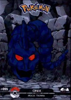 Pokemon Crystal Card Collection Shadow #095 Onix Shattered Ice Holo - Image 1