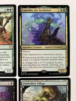 MTG Commander Squirrel Cards Valley Rotcaller Camellia Hermit Oak-hollow Lot X4 - Image 3