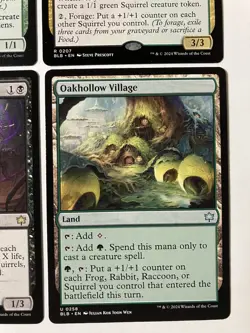 MTG Commander Squirrel Cards Valley Rotcaller Camellia Hermit Oak-hollow Lot X4 - Image 4