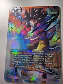 Son Goku : GT FB09-100 SR Alternate Art Dual Evolution Dragon Ball Card English - Image 2