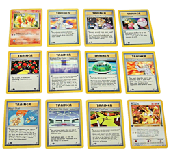 Pokemon TRAINER English Cards Lot 12 FIRST EDITIONS Common Uncommon Rare No Holo - Image 3