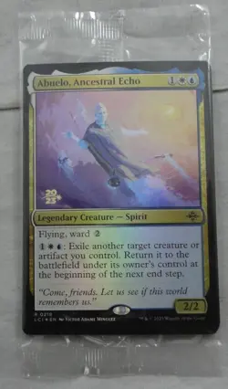 Abuelo, Ancestral Echo Prerelease Foil Card Rare Magic The Gathering (LCI) - Image 1