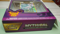 Pokemon TCG Mew Black Star Promos XY110 Holo Card w/ 20th Box & Pin - AS IS READ - Image 3