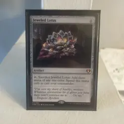 CMM Commander Masters NM Jeweled Lotus #0396 Card M Mythic - Image 1