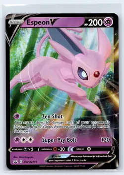 Espeon V SWSH: Sword & Shield Promo Cards SWSD SWSH201 Holofoil NM - Image 1