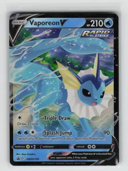 Vaporeon V - Promo SWSH: Sword & Shield Promo Cards SWSH150 NM - Image 1