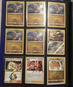 Pokemon Binder Collection Holos, Cosmos & V Cards Lot - Image 2