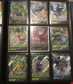 Pokemon Binder Collection Holos, Cosmos & V Cards Lot - Image 3