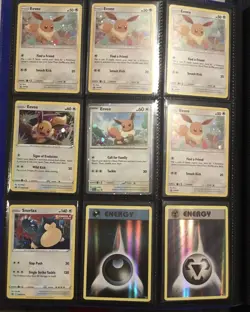 Pokemon Binder Collection Holos, Cosmos & V Cards Lot - Image 4