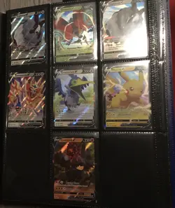 Pokemon Binder Collection Holos, Cosmos & V Cards Lot - Image 5