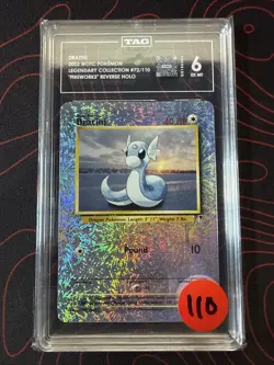 TAG 6 Dratini 2002 Legendary Collection 72/110 Reverse Holo Pokemon Card - Image 1
