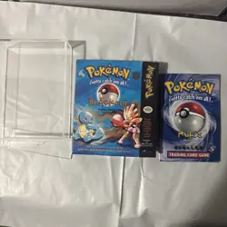 Vintage 1999 Pokemon Blackout Theme Deck Box And Manual Only - No Cards - Image 1