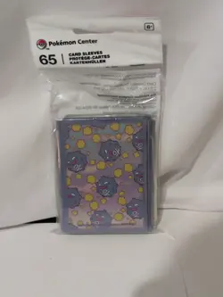 Koffing & Weezing Sunset Card Sleeves (x65) - Pokemon Center - Brand New - Image 1