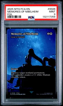 2025 MTG Final Fantasy MEMORIES OF NIBELHEIM Foil #0026 * PSA 10 - Image 1