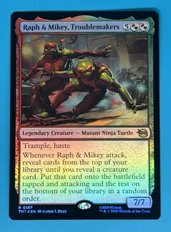 Raph & Mikey, Troublemakers Teenage Mutant Ninja Turtles Foil - Image 1