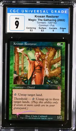 KROSAN RESTORER Torment Foil C CGC 9 MTG [Nostalgium] - Image 1
