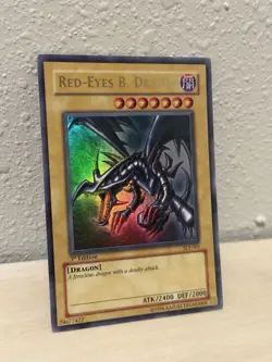 Yu-Gi-Oh! Konami Red-Eyes B. Dragon Ultra Rare SDJ-001 1st Ed Holo English - Image 3